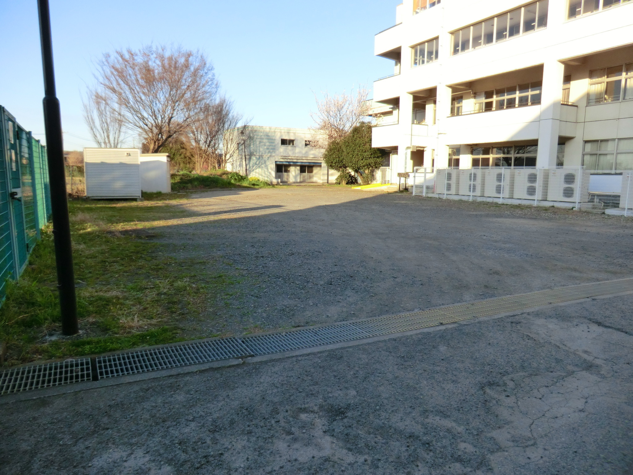 郷土資料館　駐車場