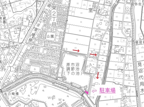 駐車場の位置図